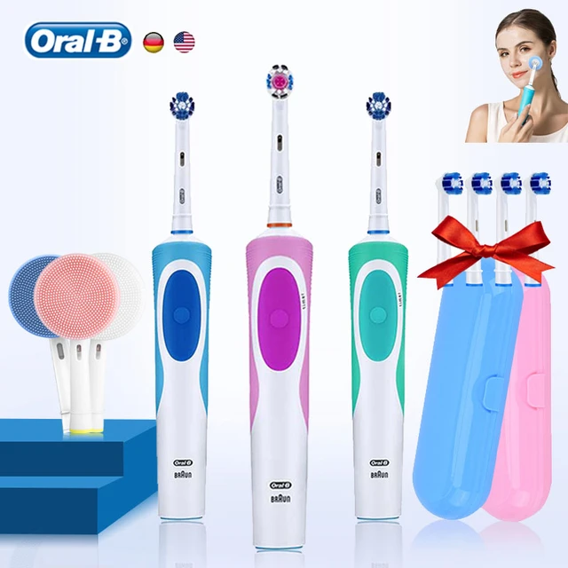 Oral-B Vitality Flossaction Rechargeable Electric Toothbrush, Pink, for  Adults & Children 3+ 