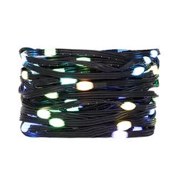 Vibrant RGB Addressable Dream Color LED Strip Lights - Waterproof Decor - 20m (Black Wire)