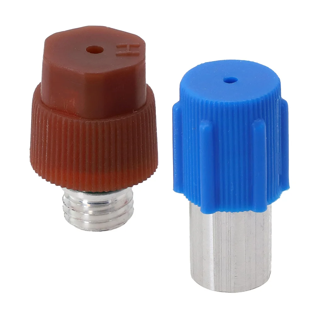 

R134a HD ND Adapter 357820795H Accessory Parts Replacement 2pcs AIR CONDITIONING CONNECTIONS Car Durable High Quality