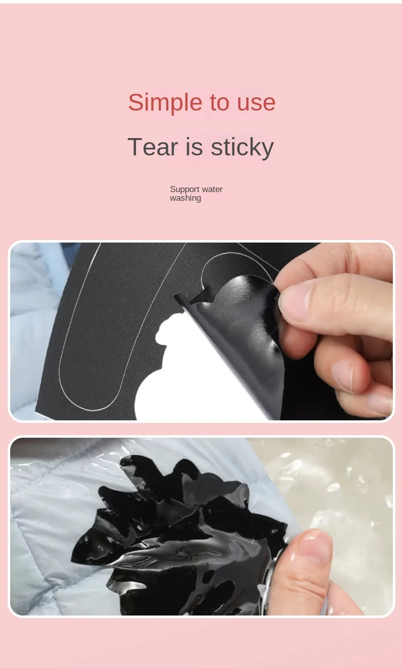 Down Repair Patch Fabric Patches Self-Adhesive Washable Repair Patch Kit for Clothes Bags Tenacious Tape Gear Patches for Jacket