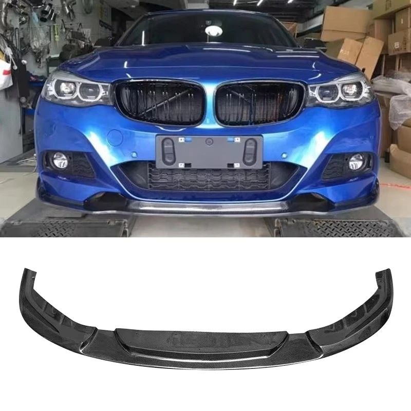 F34 GT HM 스타일 카본 파이버 프론트 립 프론트 스플리터 프론트 범퍼 립 (3 시리즈 F34 GT 용)