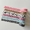 1Pc Ins Cute Milk Stripe Leopard Cows Masking Washi Tape Decorative Dot Adhesive Tape Diy Scrapbooking Sticker Label Stationery 1