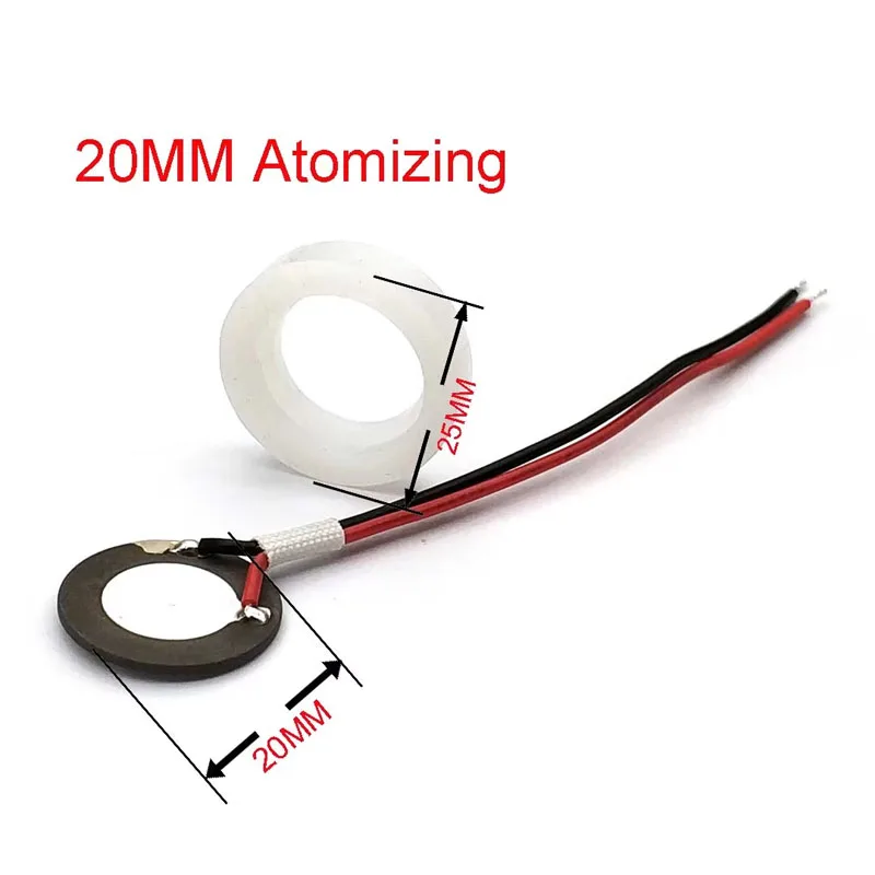 【big-discount】 16mm 20mm Fogger Mist Maker Ultrasonic Atomization Ceramic Disc Ring Sheet Atomizer Ceramic Air Humidifier Accessories SR020.
