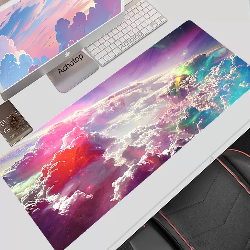 

Mouse Pad Gamer Mousepad 90x40 XXL Colourful Cloud Large MouseMat Computer Mause Carpet PC Accessories Desk Mat Keyboard Deskpad