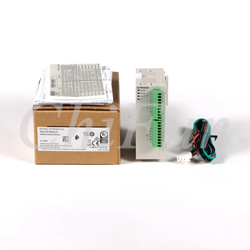 

Оригинальный Левый Модуль расширения Delta DVP04AD-SL PLC, Новый в коробке