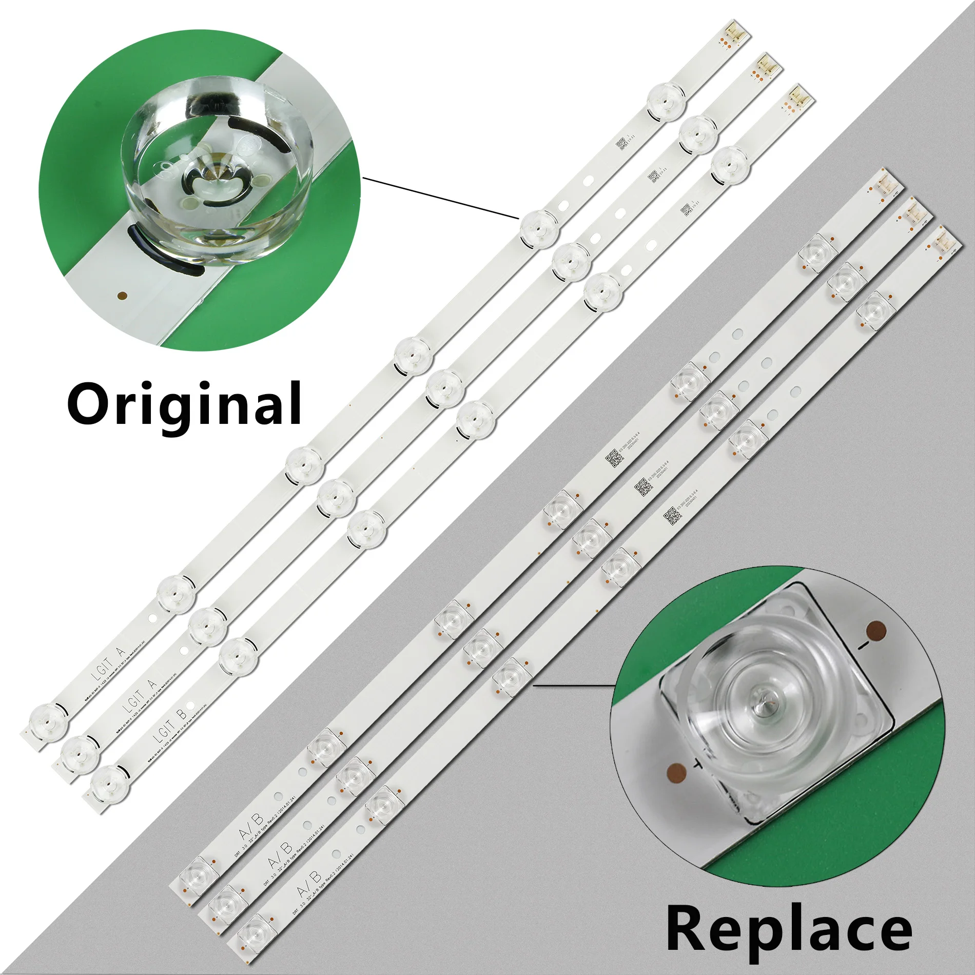 LED Backlight Strip Bar For 6916L-1841A 6916L-1842A 32LB570B LG32LF632 32LB551A 32LB5800 LG32LB582 32LB628U 32LF564V 32LF620U