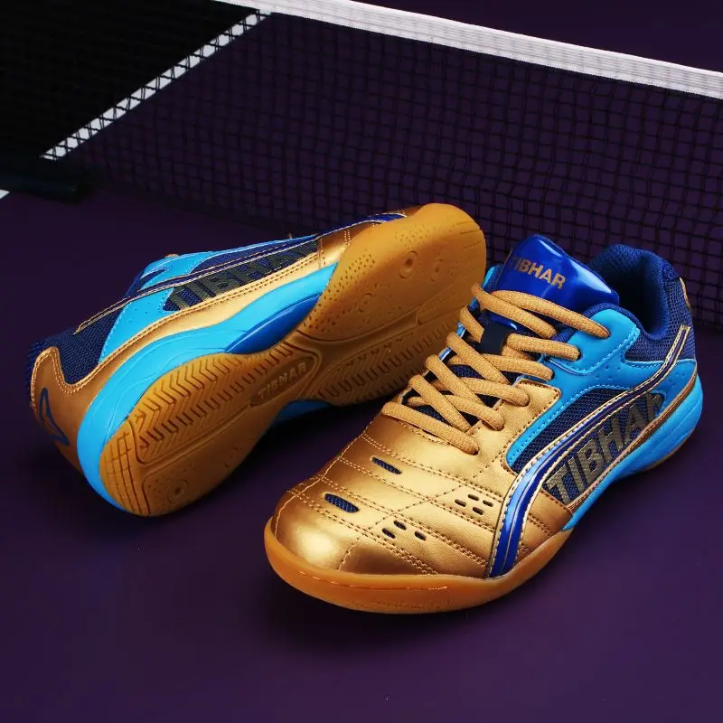 Men Women Table Tennis Shoes Kids Tennis Sneakers Light Weight Badminton Footwears Women Tennis Footwears
