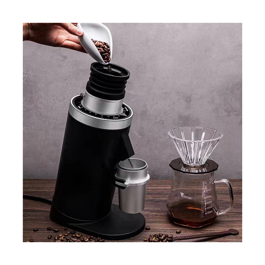 

Large Capacity Electric Coffee Bean Grinder Espresso Bean Grinder with Flat Burr Portable Electric Coffee Grinder