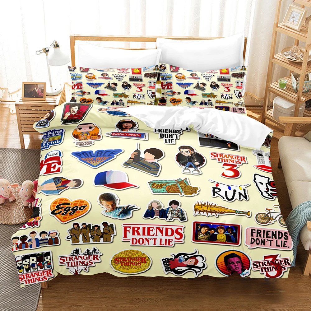 Friends Tv Show Comedy Style Bedding Set Boys Girls Twin Queen Size Duvet Cover Pillowcase Bed Kids Adult Home Textileextile 3