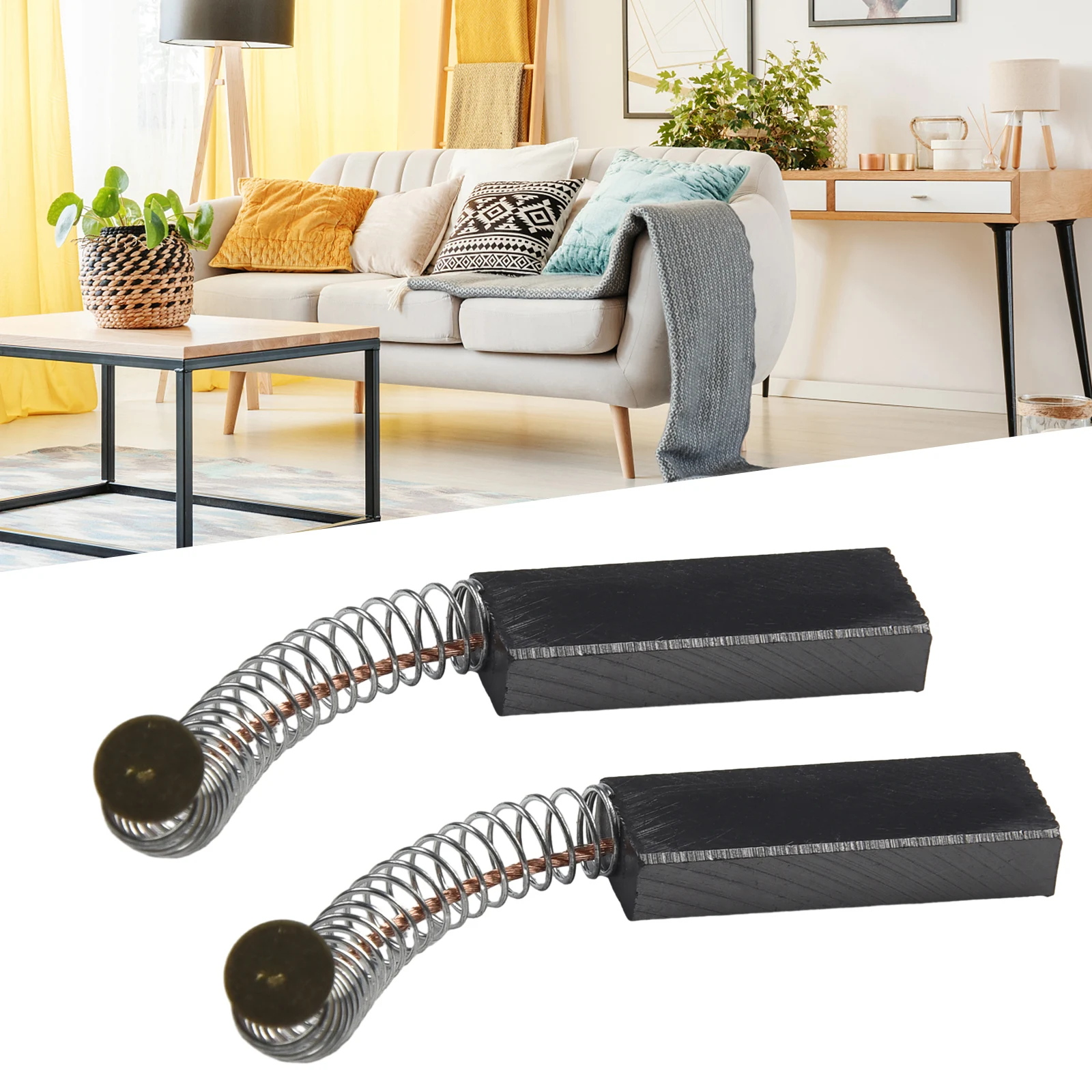 Motor Carbon Brush Replaces Accessories Electric Motor Carbon Brushes Replacement Repair Parts 7x11x36 Mm - View #9