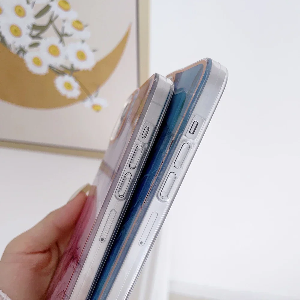 Watercolor Painting Ultra Thin Silicone Shockproof Back Cover