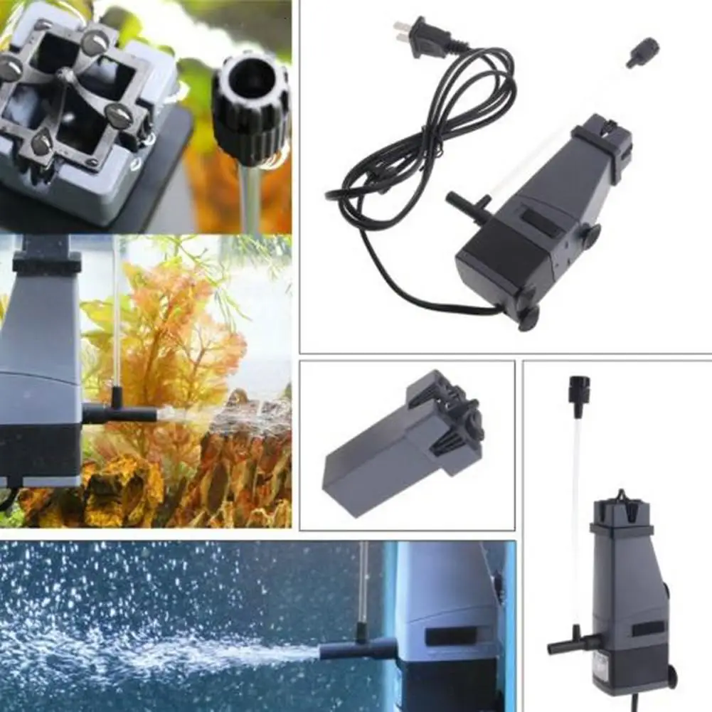 Aquarium Oil Film Remover Fish Tank Filter Surface Skimmer Remove Protein Water Air Oxygen Adjustable Water Pump Cotton