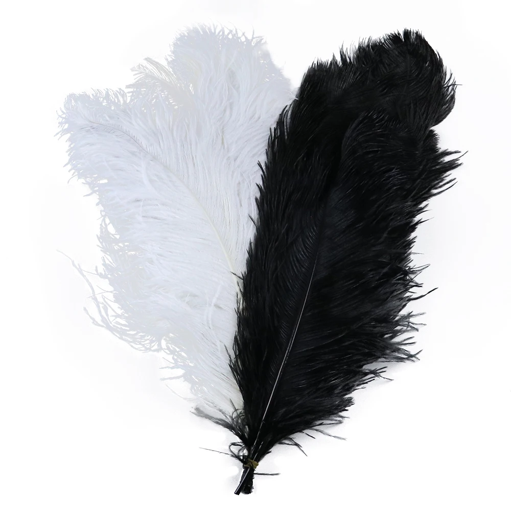 

10/50/100 Pcs Natural Ostrich Feather 50-55cm Single Dyed Feather crafts Table Centerpiece Decoration Plumes Wedding Accessories