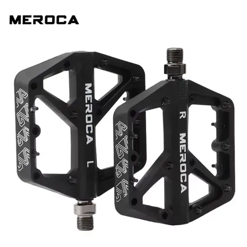 Meroca Bike Pedal Nylon Fiber Bearing Pedal For MTB Lightweight Extra Large Size Non-slip Wear-resistant Bicycle Accessories - Image 12