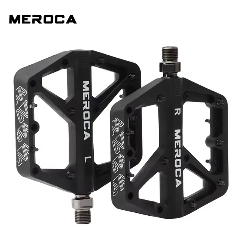 Meroca Bike Pedal Nylon Fiber Bearing Pedal For MTB Lightweight Extra Large Size Non-slip Wear-resistant Bicycle Accessories - Image 12