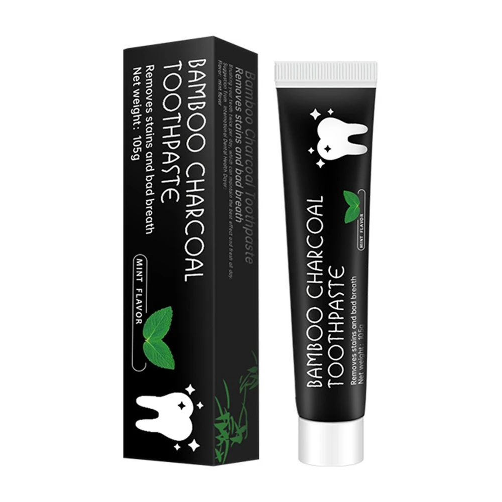Bamboo Charcoal Toothpaste Teeth Whitening Deep Clean Remove Tooth Stains Oral Hygiene Care Products