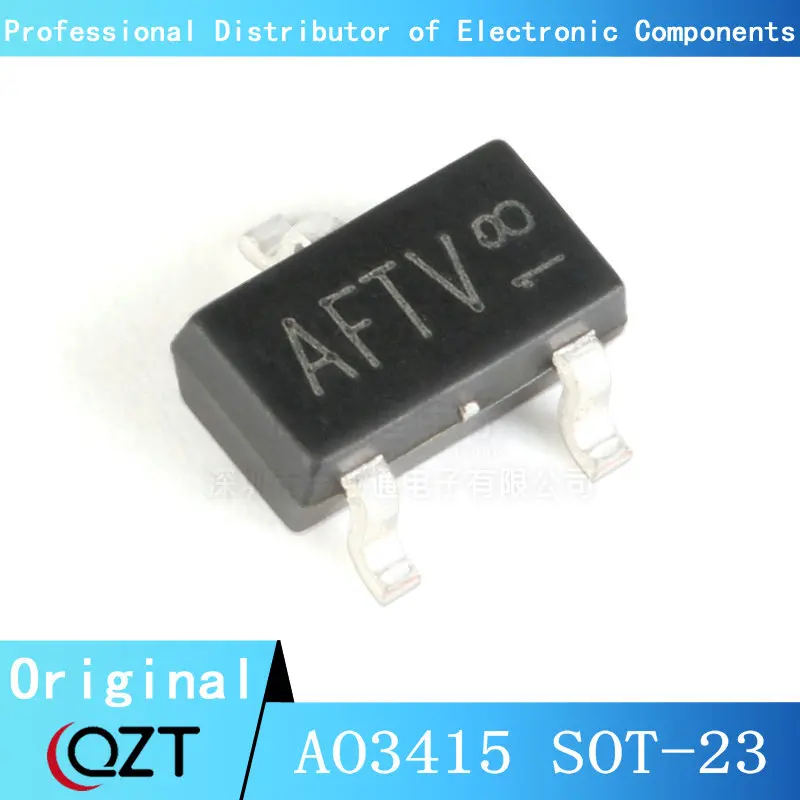 100pcs/lot AO3415 SOT23 3415 4A 20V AF SOT-23 chip New spot