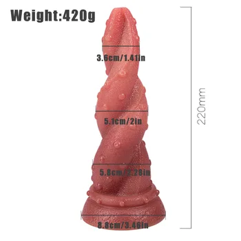 Silicone Dildo Animal Penis Dragon Dick Dog Dildos Sex Toys Suction Cup Soft Didlo Artificial Huge Adult God Fake Monster Anal 5