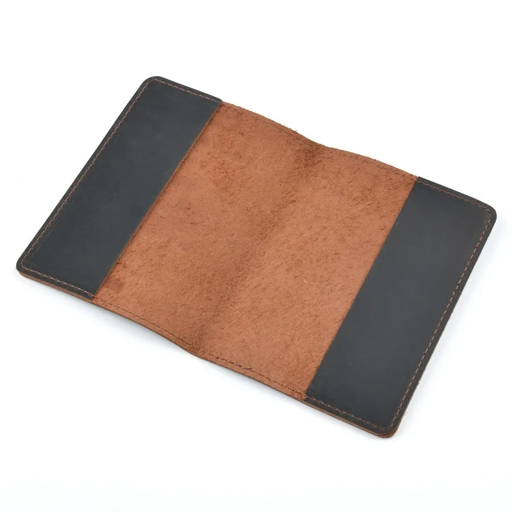 Spain Genuine Leather Passport Cover For Espana Credit Card Holder Vintage Men Women Passport Case Travel Wallet leather wallet card holder credit card holder passport holder