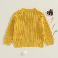 Infant Baby Girl Boy Sweater with Cute Embroidered Animals Warm Knitted Long Sleeves Pullover Toddler Knitwear for Newborns - Image 3