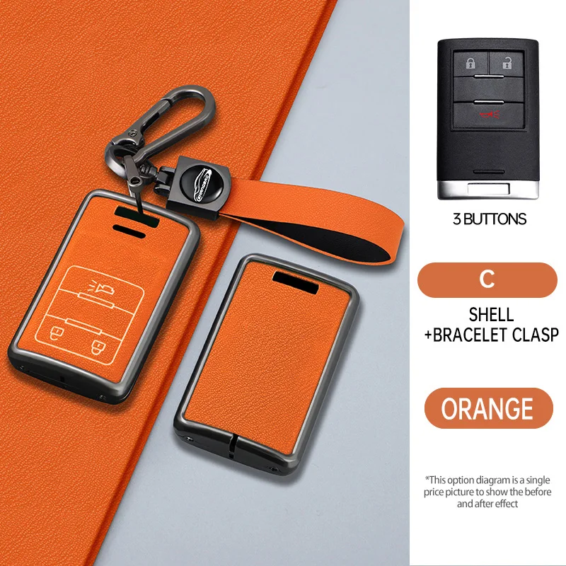 Zinc alloy car remote key box cover suitable for Chevrolet C7 Corvette ...