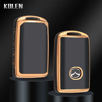 TPU Copertura Della Cassa Chiave Dell'automobile Borsette Fob Per Mazda 2 3 5 6 Alexa Atenza Demio BL BM GJ CX30 CX3 CX-3 CX5 CX-5 CX8 CX-8 CX9 MX5 RX8 CX-9 - TPU Copertura Della Cassa Chiave Dell automobile Borsette Fob Per Mazda 2 3 5 6