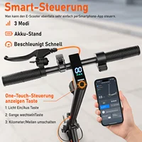Trottinette électrique adulte Todimart T3 ABE, 36V 7.8AH, puissance de pointe 500W, 25-35KM, pneus alvéolés de 8,5 pouces, trottinette électrique urbaine 6