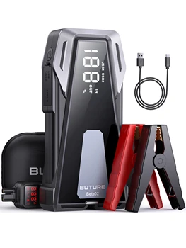 BUTURE Power Bank 2500A Avviatore di emergenza Caricatore portatile Car Booster 12V Dispositivo di avviamento automatico Avviamento batteria per auto di emergenza