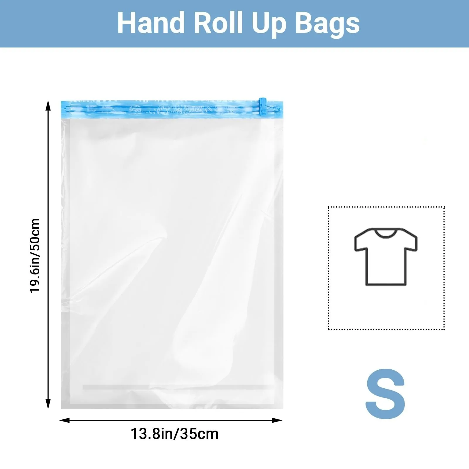 Space-Saving Roll-Up Travel Compression Bags - Essential Packing Solution