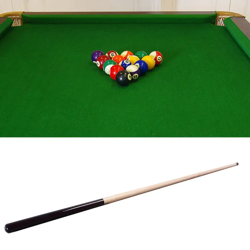 Queue De Billard VEVOR 1 Pièce – 58 Pouces, 19 Oz, érable Canadien, Pointe Multicouche 12,5 Mm, Raccord Inox, étui Et Craie Inclus
