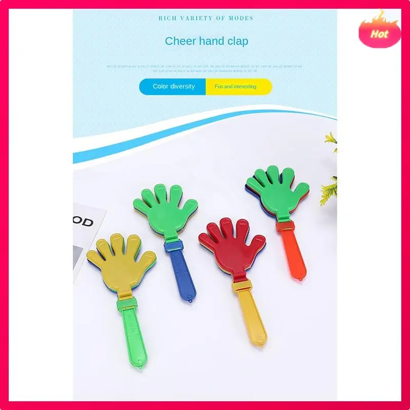 Multi Cheerleading Cheering Clapping Props Plastic Clapping Props Hands (Random Colors)