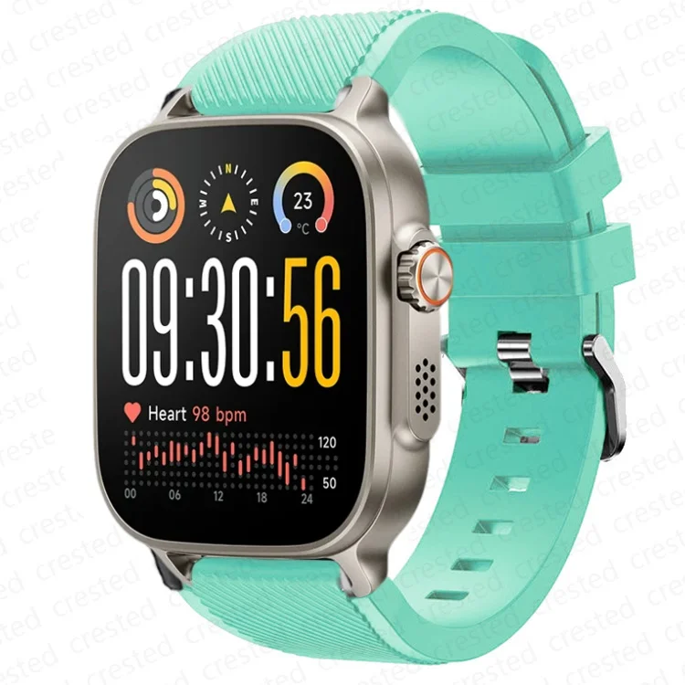 Sport Silicone Band Replacement Bracelet - Premium 22mm Watch Strap