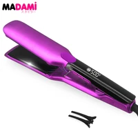 Hair Straightener 500°F Plasma Hair Flat Irons Ceramic Coating Plate Professional Salon Tool Smooth Frizz Dual Voltage 1