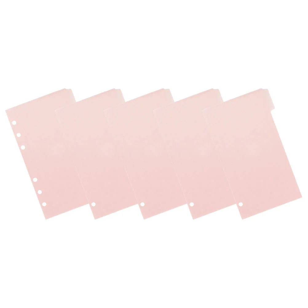 

Plastic Folders Binder Cash Letter Pocket Paper Binder Dividers with Ears Pink Binder for Organizing