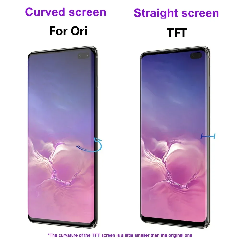   LCD ÷ ġ ũ Ÿ  ǰ, Ｚ S10 ÷ G975F SM-G975U SM-G975W