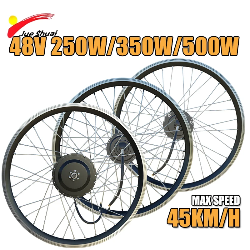 TRKIMAL Moteur électrique brossé 12/24 V CC 250 W/350 W avec pignon à 9 dents pour vélo