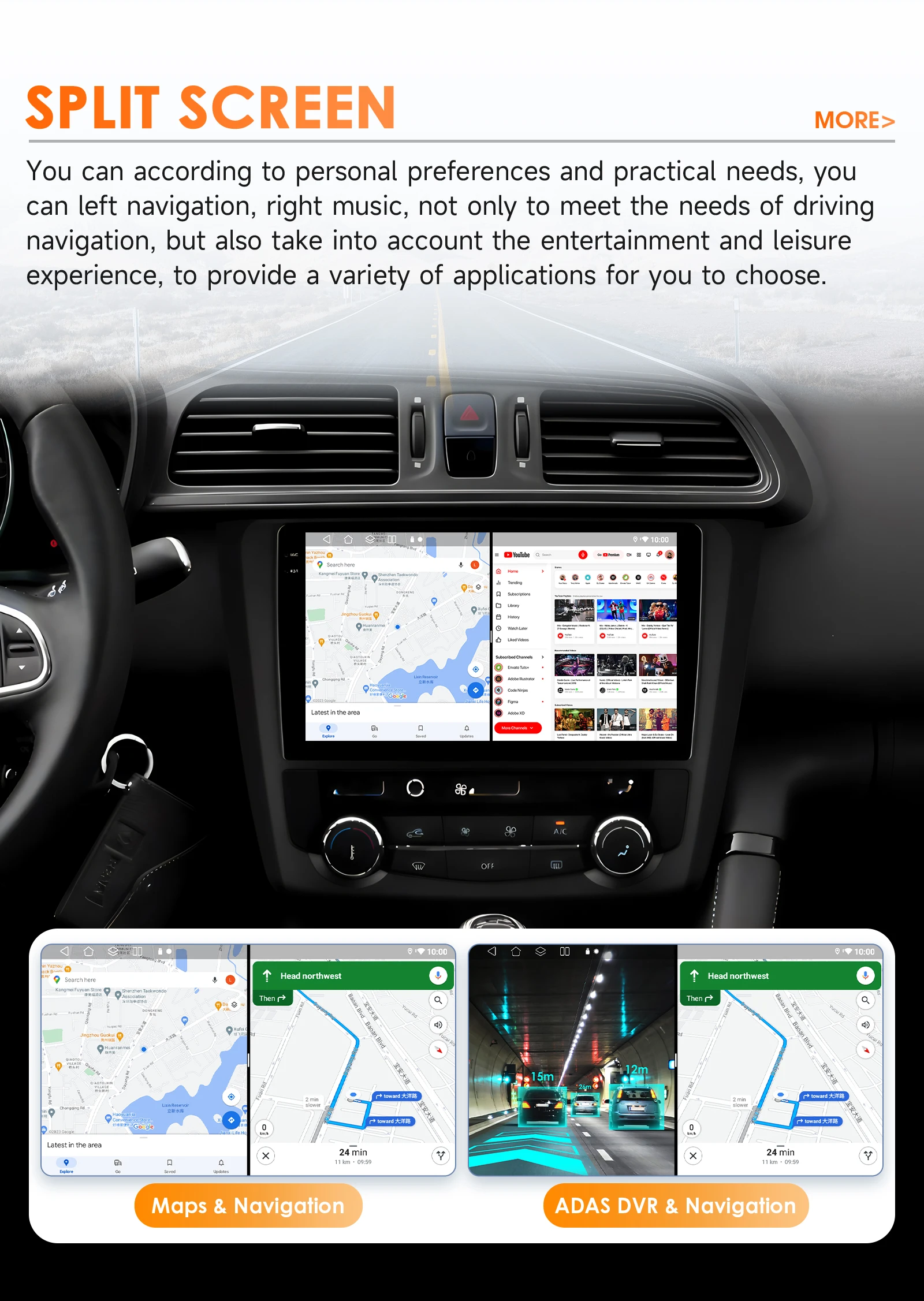 Hizpo 8Core Android 14 Intelligentes Autoradio für Renault Kadjar 2015–2019 CarPlay GPS DSP 4G BT5.4 von Qualcomm Snapdragon 6115 – Detail 39