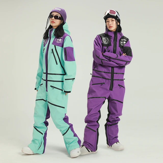 Mono de esquí impermeable para hombre y mujer, traje de nieve, exterior,  ropa de snowboard cálida, marca, Invierno - AliExpress
