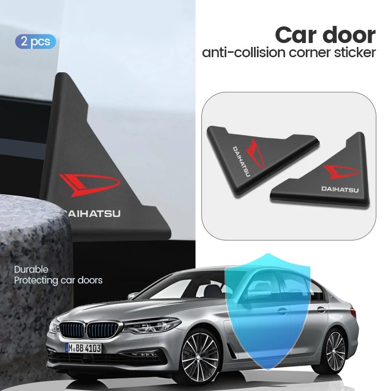 2 Pz/Set Accessori Per Auto Adesivo Angolare Per Portiera Dell'Auto Copertura Protettiva Anticollisione In Gomma Per Daihatsu Materia Kopen Copen Esse
