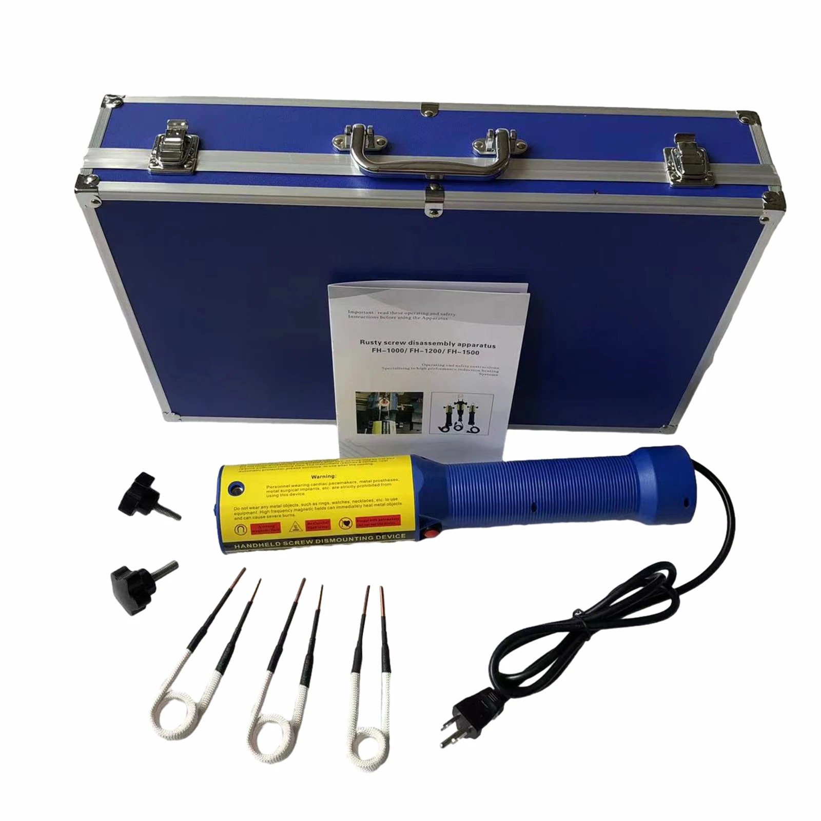 

Handheld Screw Dismounting Device Aluminum Case Box Kit 1200W Handheld High Frequency Flameless Screw Dismounting Device