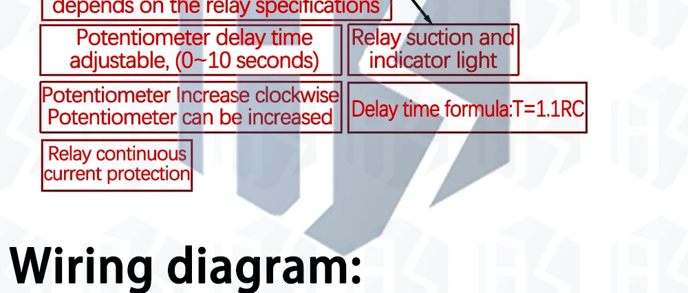 1 ~ 10 Stück egbo ne555 Timer-Schalter einstellbares Modul Zeit verzögerung relais modul DC 5V 12V Verzögerung relais abschirmung 0 ~ 10s – Detail 10