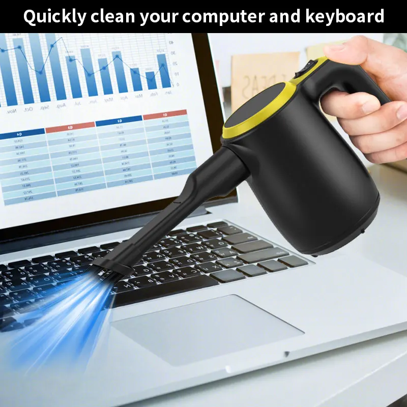 500W Compressed Air High Pressure Air Duster Blower Computer Keyboard Cleaner Dust Hairs Crumbs Laptop for Cleaning air duster