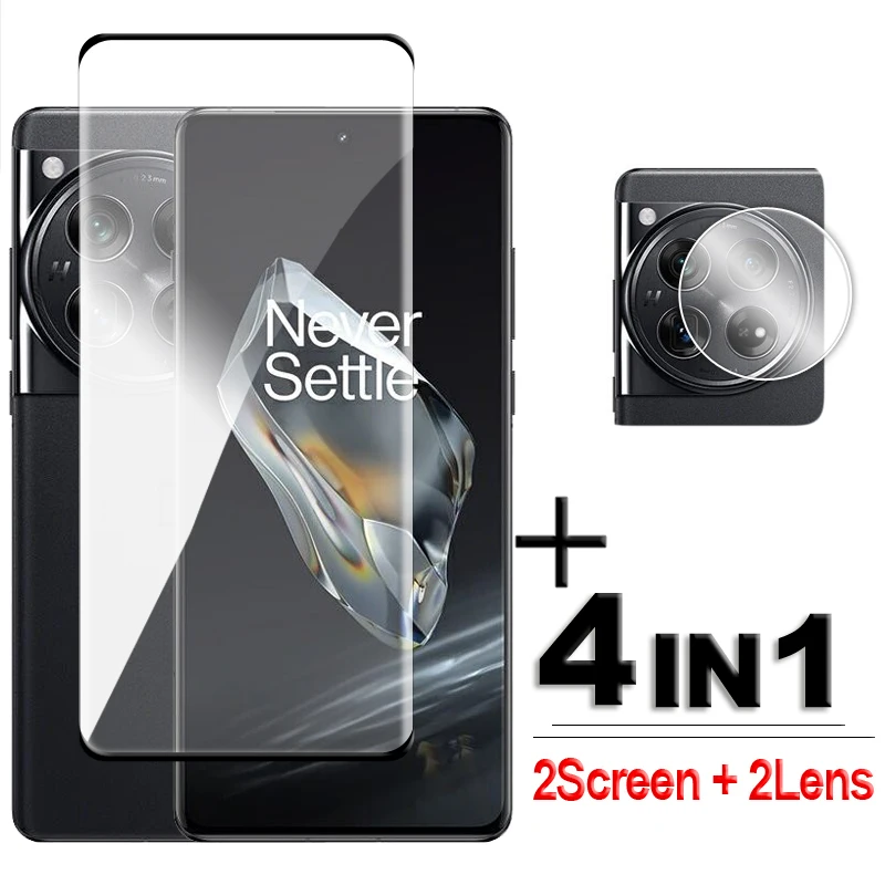 Для OnePlus 12 стекло для OnePlus 12 11 10 Pro 5G закаленное стекло полное покрытие 3D изогнутая Защита экрана для OnePlus 12 пленка для объектива