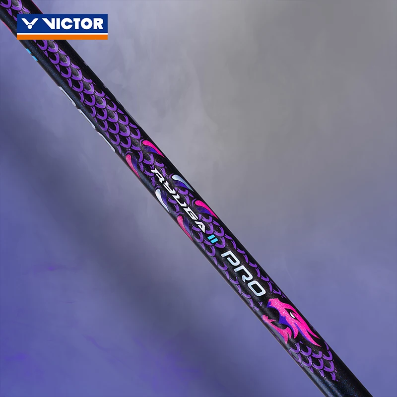 Badminton racket VICTOR Attack Racket Dragon Tooth Blade PRO High pound single racket full carbon professional competition badminton racket