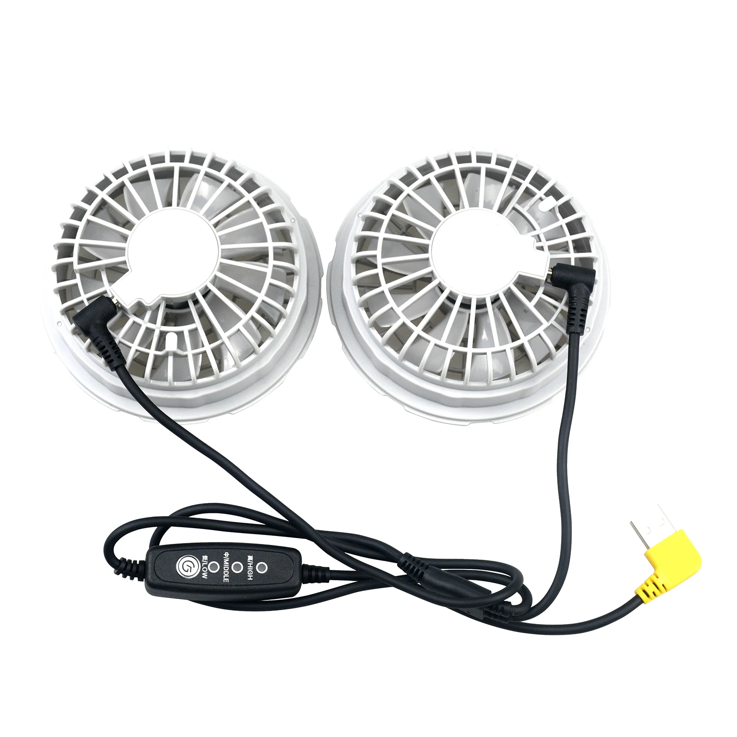 Outdoor Cooling Clothes Fans Summer Air-conditioned Clothes Accessories, 3 Speed/1 Speed Fan Work Brushless Strong Wind