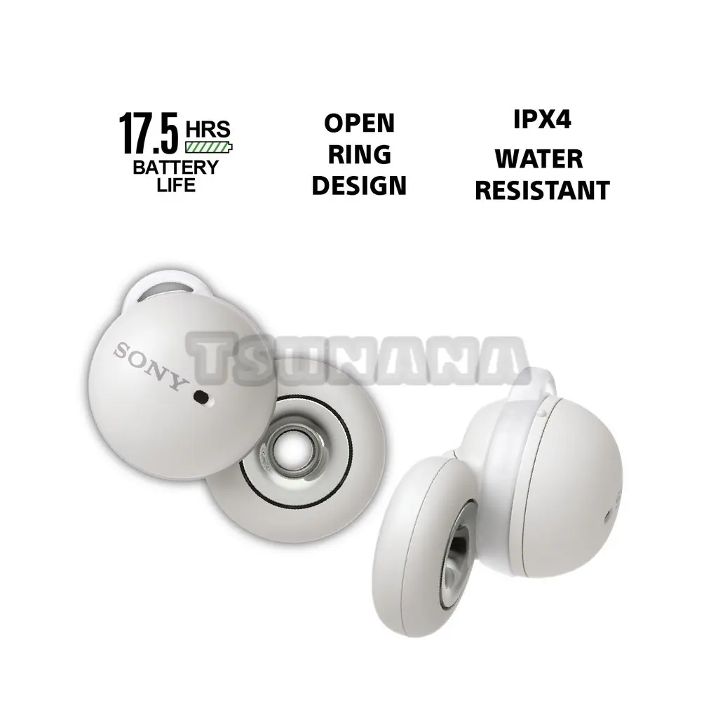 Sony LinkBuds Truly Wireless Earbuds (White)