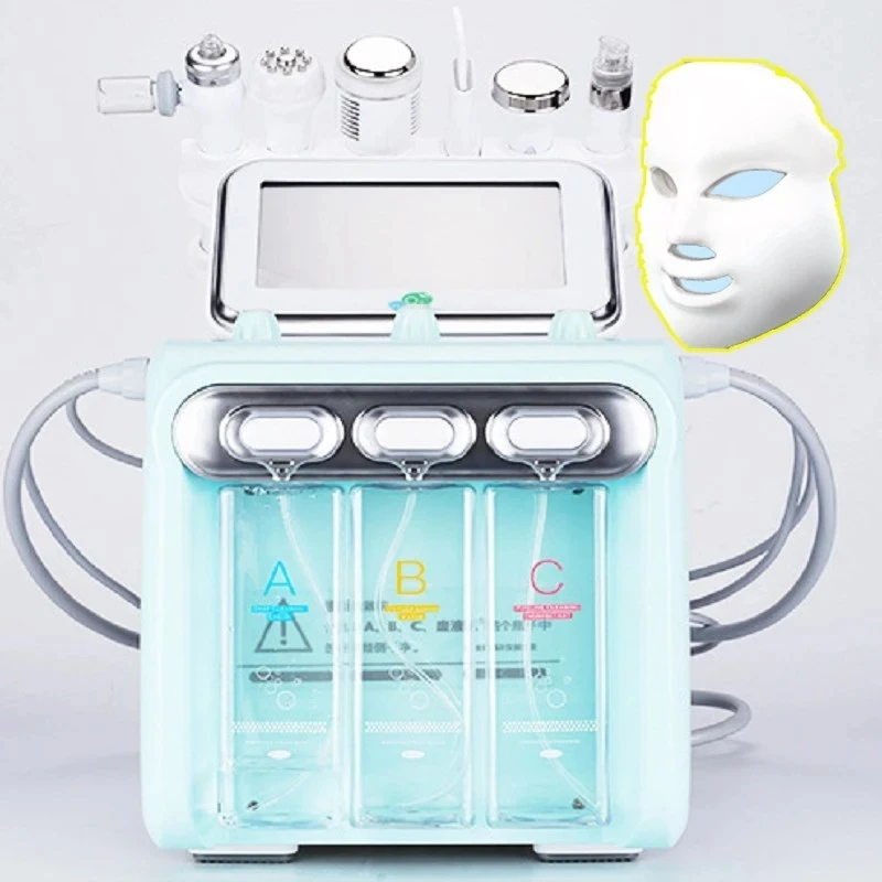 

2022 Microdermabrasion Machine Mask+6 in 1 H2o2 Hydrogen Oxygen Vacuum Skin Care Water Microdermabrasion Hydro Beauty Instrument