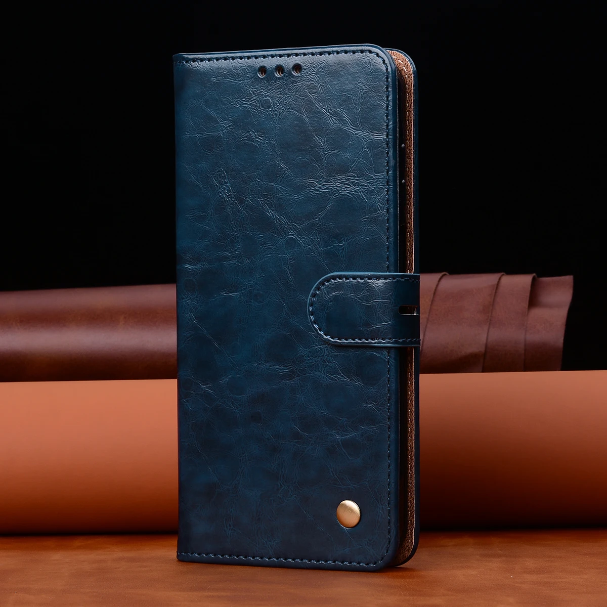 Leather Wallet Flip Phone Case
