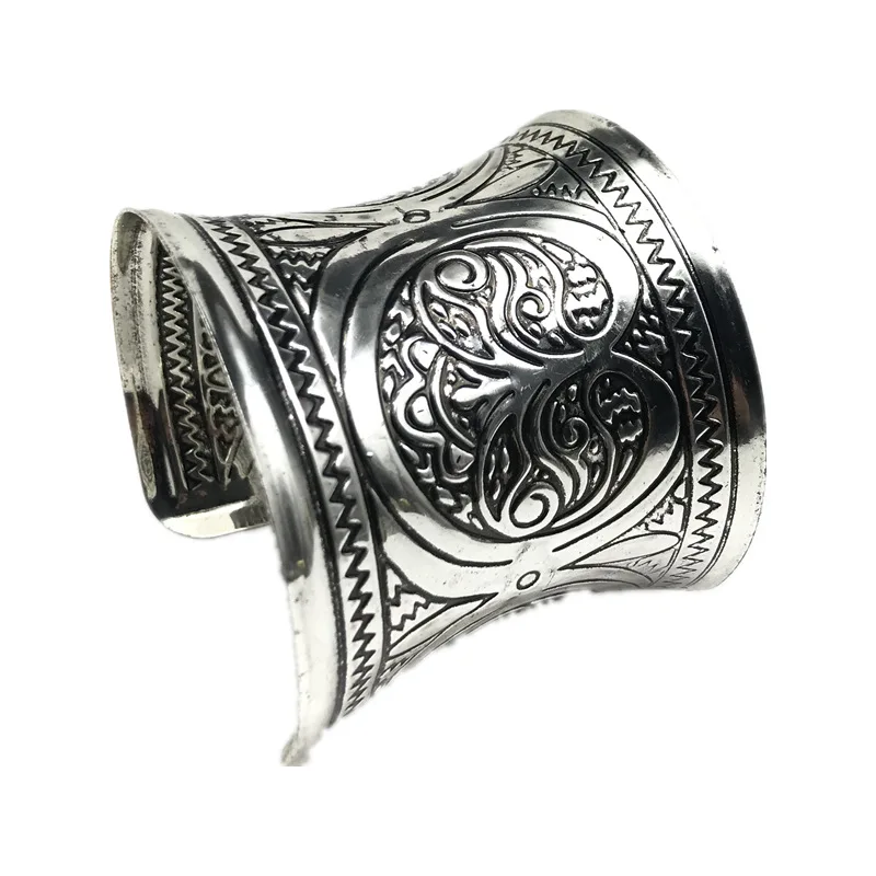316L Stainless Steel Open Bracelet Wristband for Women Charm Wristlet