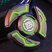 ADJUDICATION Fidget Spinner Metal Alloy Luminous Long Lasting Fingertip Gyro EDC Spinning Top Stress Relief Toys for Adults Kids 2